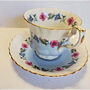 Royal Albert Teacup & Saucer Set, Pattern 4475 Montrose Cup Shape